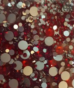 Strass varie misure Rosso